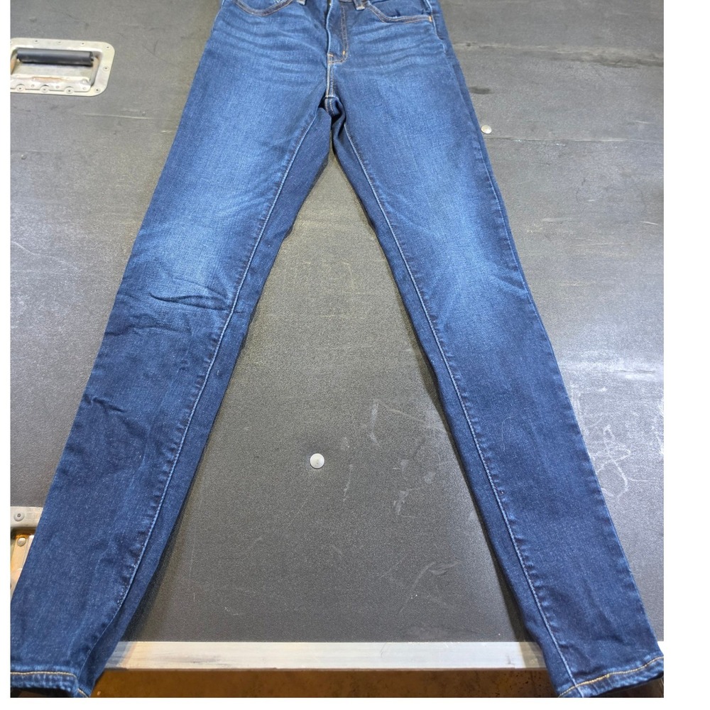 Levis 720 High Rise Super Skinny Jeans Dark Wash Indigo Y2K Size 27